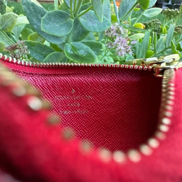 Louis Vuitton 🍒 Scarlet Red Key Pouch - Picture 7 of 7